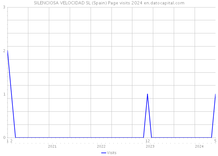 SILENCIOSA VELOCIDAD SL (Spain) Page visits 2024 