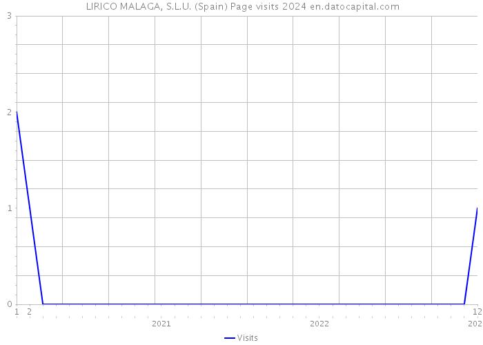  LIRICO MALAGA, S.L.U. (Spain) Page visits 2024 