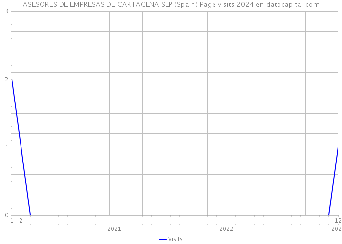 ASESORES DE EMPRESAS DE CARTAGENA SLP (Spain) Page visits 2024 