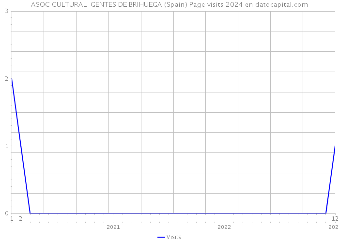 ASOC CULTURAL GENTES DE BRIHUEGA (Spain) Page visits 2024 