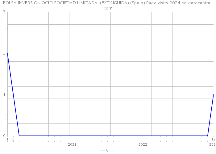 BOLSA INVERSION OCIO SOCIEDAD LIMITADA. (EXTINGUIDA) (Spain) Page visits 2024 