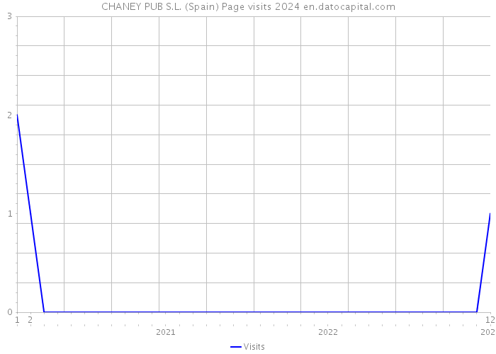 CHANEY PUB S.L. (Spain) Page visits 2024 