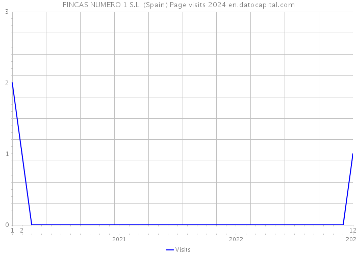 FINCAS NUMERO 1 S.L. (Spain) Page visits 2024 