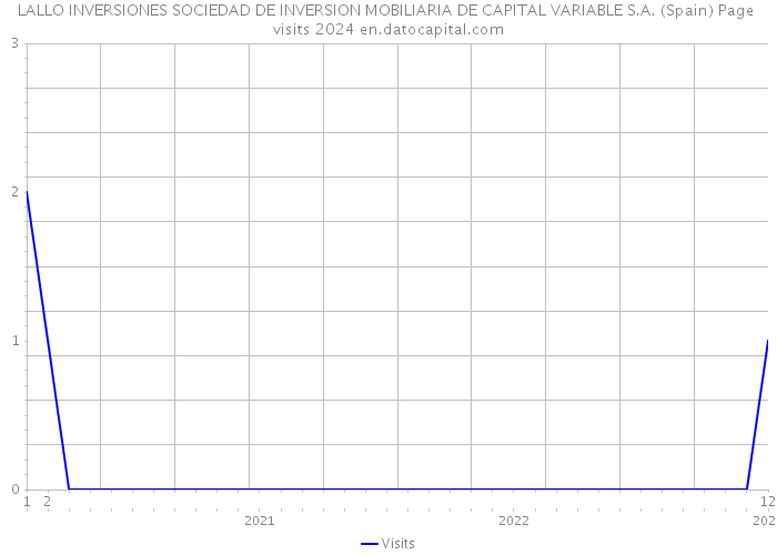LALLO INVERSIONES SOCIEDAD DE INVERSION MOBILIARIA DE CAPITAL VARIABLE S.A. (Spain) Page visits 2024 