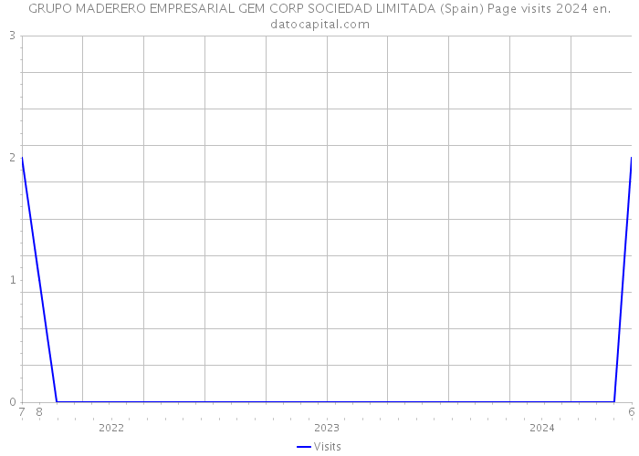 GRUPO MADERERO EMPRESARIAL GEM CORP SOCIEDAD LIMITADA (Spain) Page visits 2024 