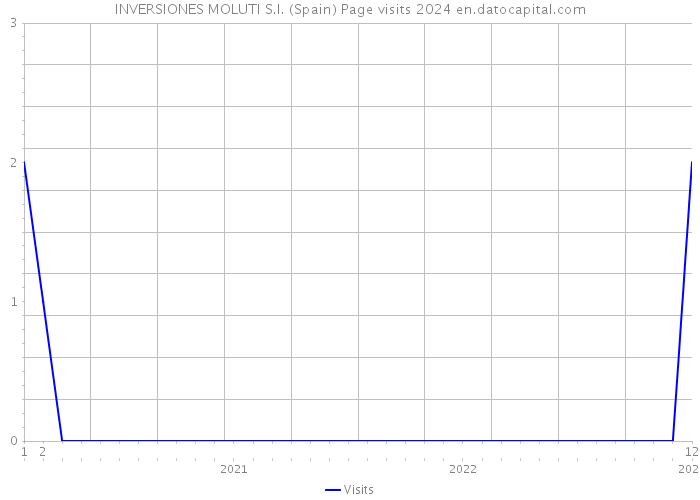 INVERSIONES MOLUTI S.I. (Spain) Page visits 2024 