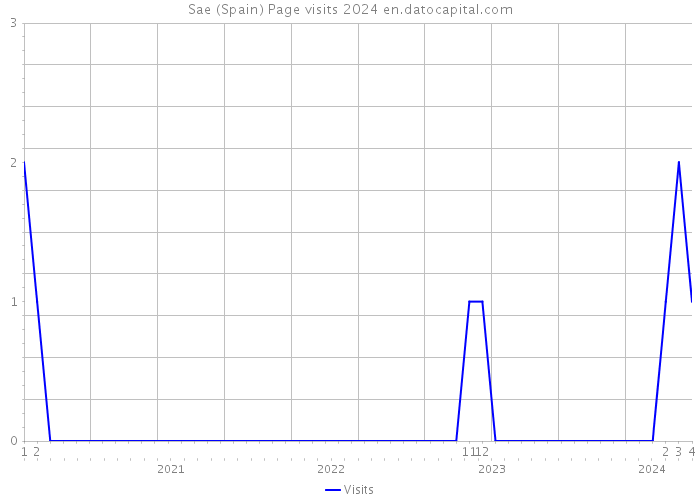 Sae (Spain) Page visits 2024 
