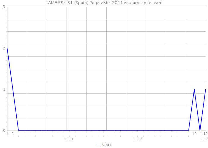 KAME 554 S.L (Spain) Page visits 2024 
