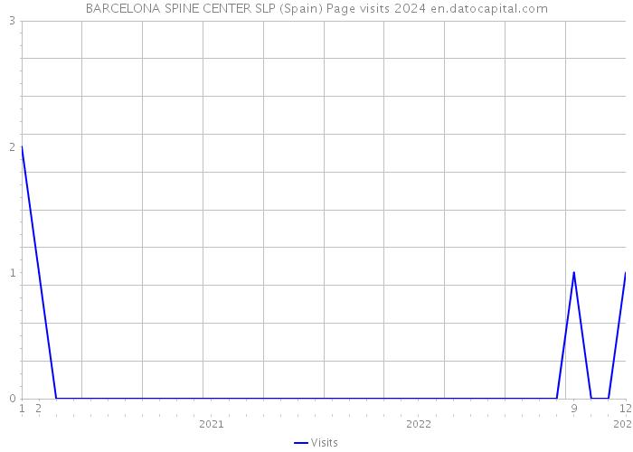 BARCELONA SPINE CENTER SLP (Spain) Page visits 2024 