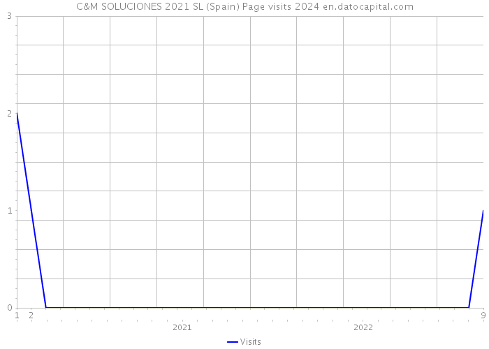 C&M SOLUCIONES 2021 SL (Spain) Page visits 2024 