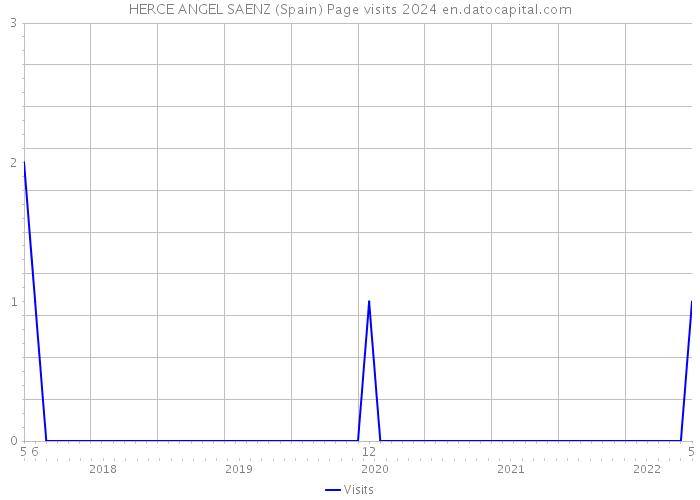 HERCE ANGEL SAENZ (Spain) Page visits 2024 
