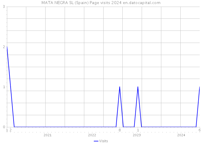 MATA NEGRA SL (Spain) Page visits 2024 