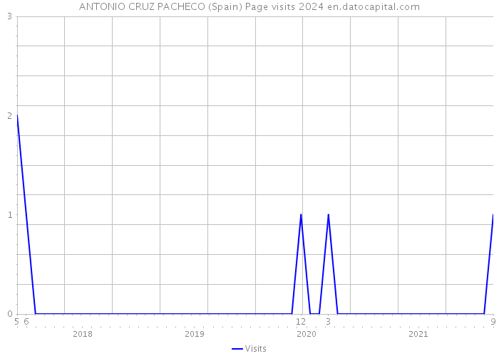 ANTONIO CRUZ PACHECO (Spain) Page visits 2024 