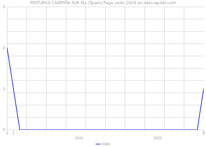PINTURAS CAMPIÑA SUR SLL (Spain) Page visits 2024 