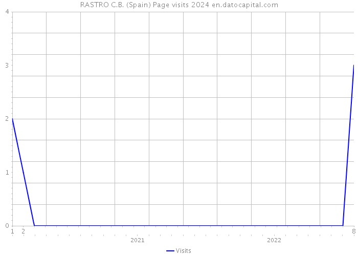 RASTRO C.B. (Spain) Page visits 2024 