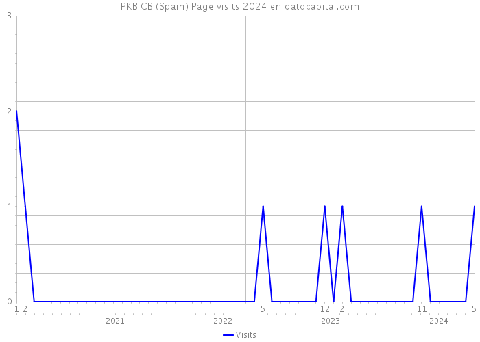 PKB CB (Spain) Page visits 2024 