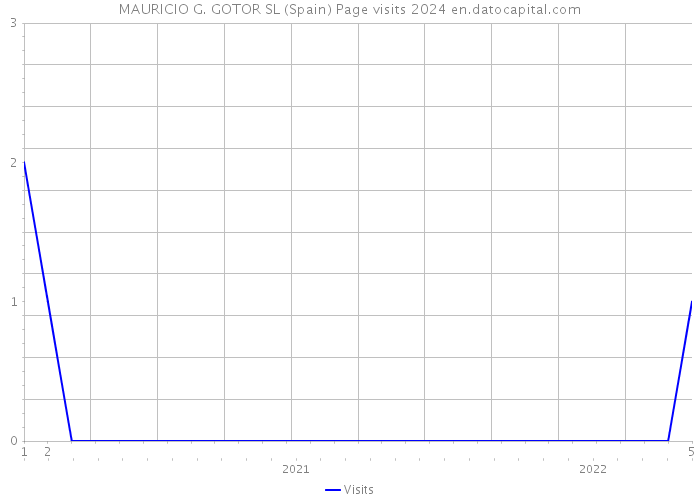 MAURICIO G. GOTOR SL (Spain) Page visits 2024 