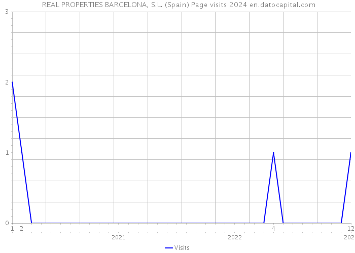  REAL PROPERTIES BARCELONA, S.L. (Spain) Page visits 2024 