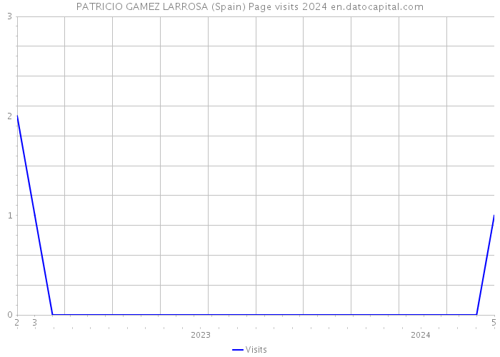 PATRICIO GAMEZ LARROSA (Spain) Page visits 2024 