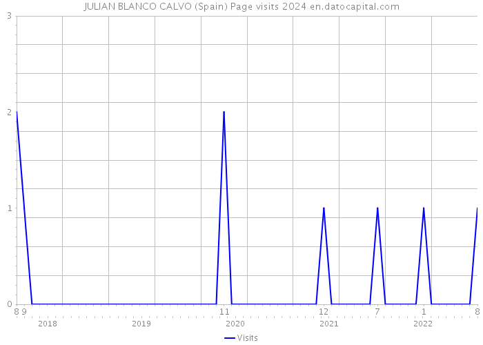 JULIAN BLANCO CALVO (Spain) Page visits 2024 