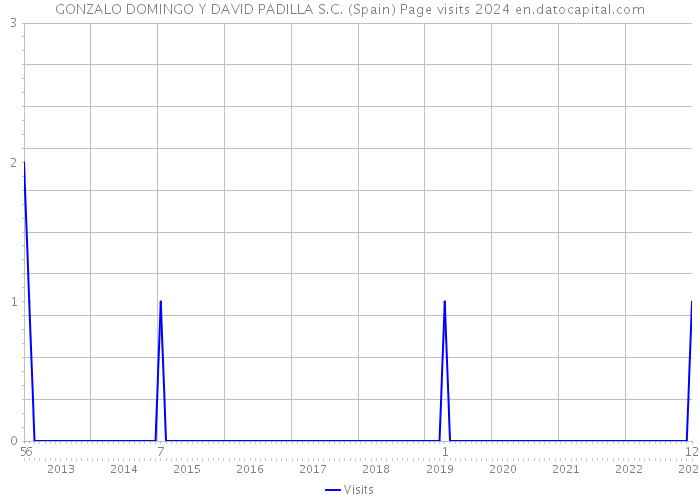 GONZALO DOMINGO Y DAVID PADILLA S.C. (Spain) Page visits 2024 