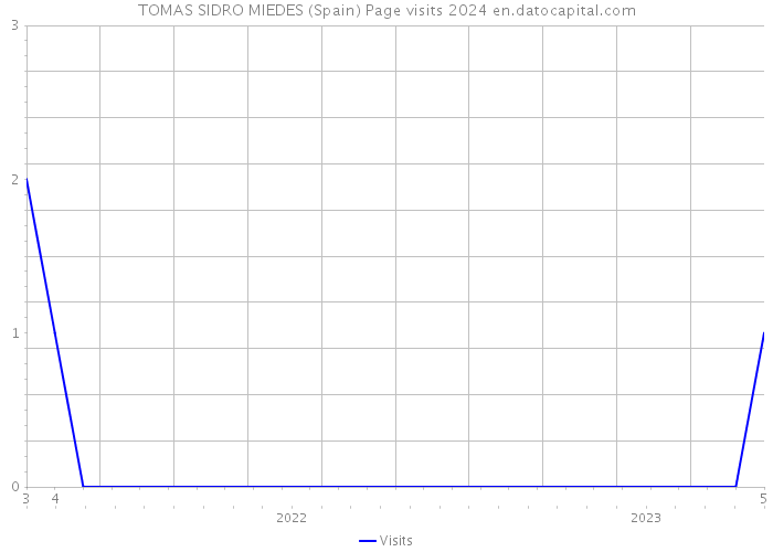 TOMAS SIDRO MIEDES (Spain) Page visits 2024 