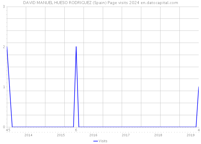 DAVID MANUEL HUESO RODRIGUEZ (Spain) Page visits 2024 