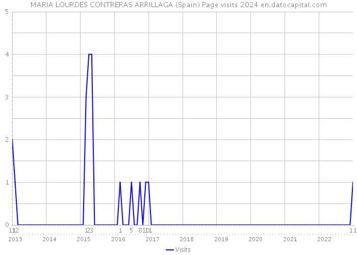 MARIA LOURDES CONTRERAS ARRILLAGA (Spain) Page visits 2024 