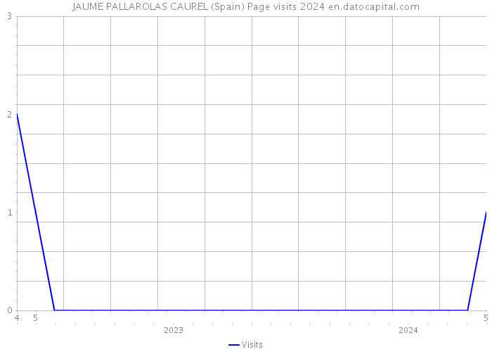 JAUME PALLAROLAS CAUREL (Spain) Page visits 2024 
