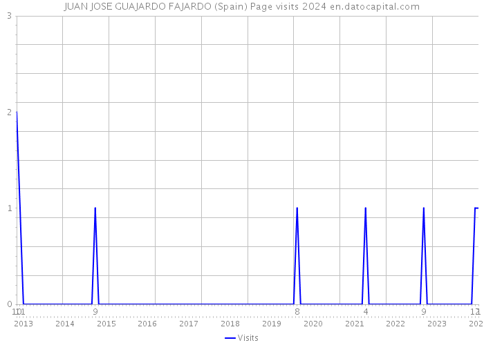 JUAN JOSE GUAJARDO FAJARDO (Spain) Page visits 2024 