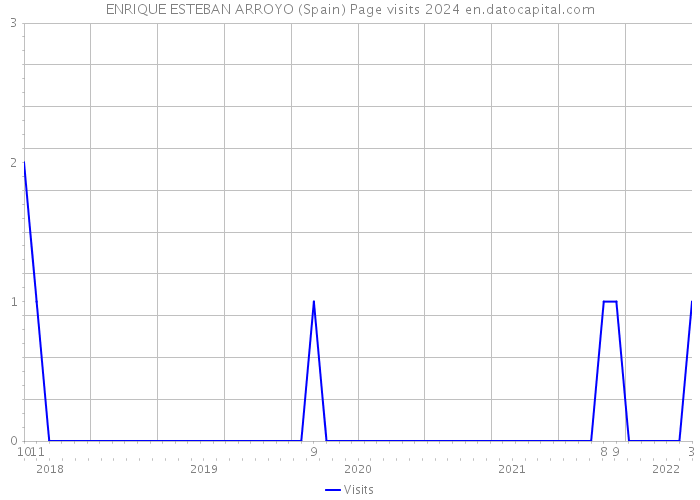 ENRIQUE ESTEBAN ARROYO (Spain) Page visits 2024 