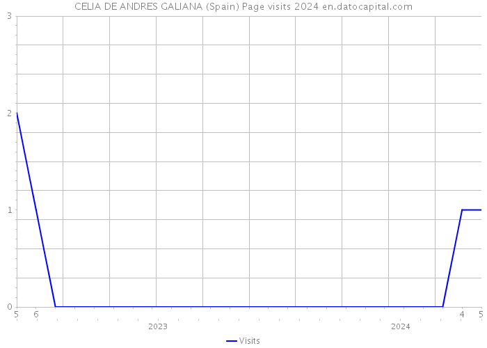 CELIA DE ANDRES GALIANA (Spain) Page visits 2024 