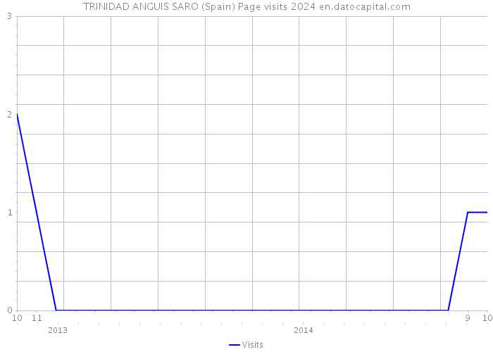 TRINIDAD ANGUIS SARO (Spain) Page visits 2024 