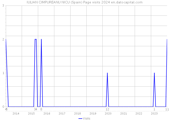 IULIAN CIMPUREANU NICU (Spain) Page visits 2024 