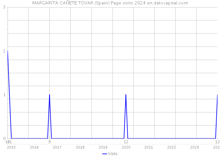MARGARITA CAÑETE TOVAR (Spain) Page visits 2024 