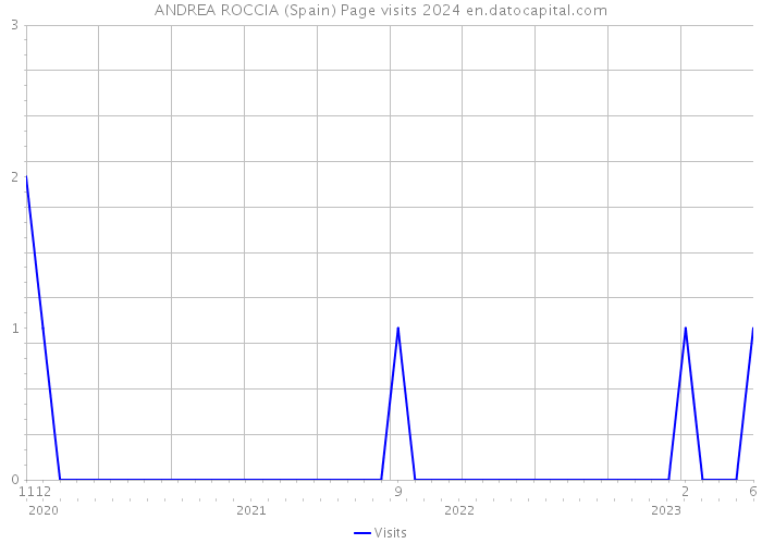 ANDREA ROCCIA (Spain) Page visits 2024 