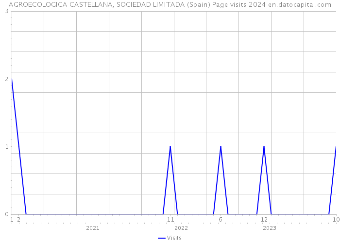AGROECOLOGICA CASTELLANA, SOCIEDAD LIMITADA (Spain) Page visits 2024 