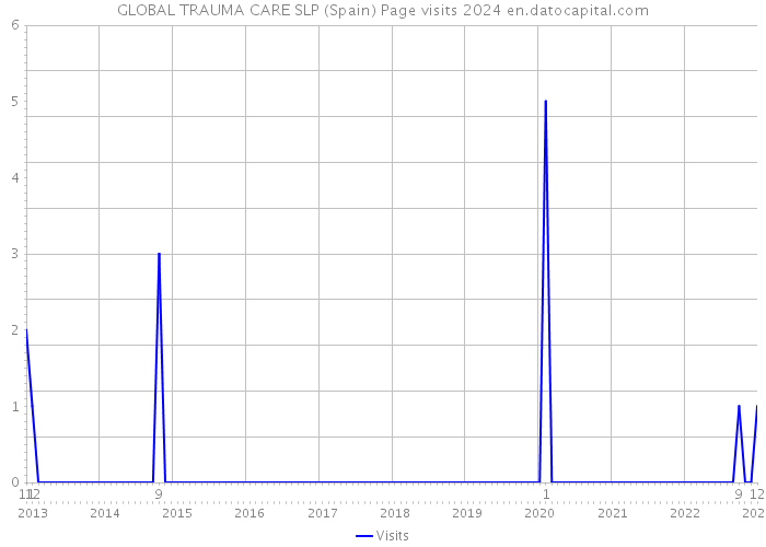 GLOBAL TRAUMA CARE SLP (Spain) Page visits 2024 