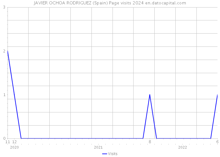 JAVIER OCHOA RODRIGUEZ (Spain) Page visits 2024 