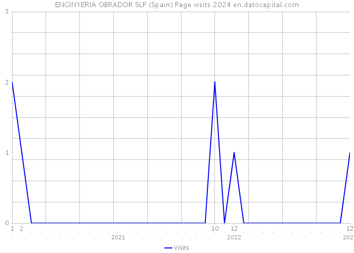 ENGINYERIA OBRADOR SLP (Spain) Page visits 2024 