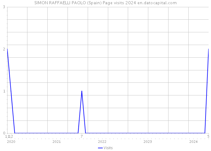SIMON RAFFAELLI PAOLO (Spain) Page visits 2024 