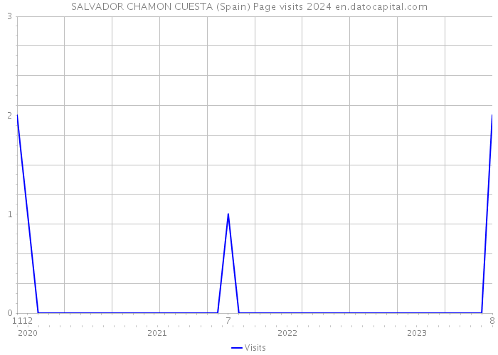 SALVADOR CHAMON CUESTA (Spain) Page visits 2024 