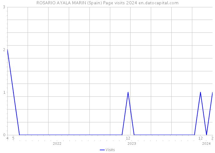 ROSARIO AYALA MARIN (Spain) Page visits 2024 