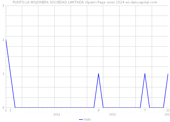 PUNTO LA MOJONERA SOCIEDAD LIMITADA (Spain) Page visits 2024 