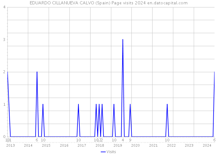 EDUARDO CILLANUEVA CALVO (Spain) Page visits 2024 