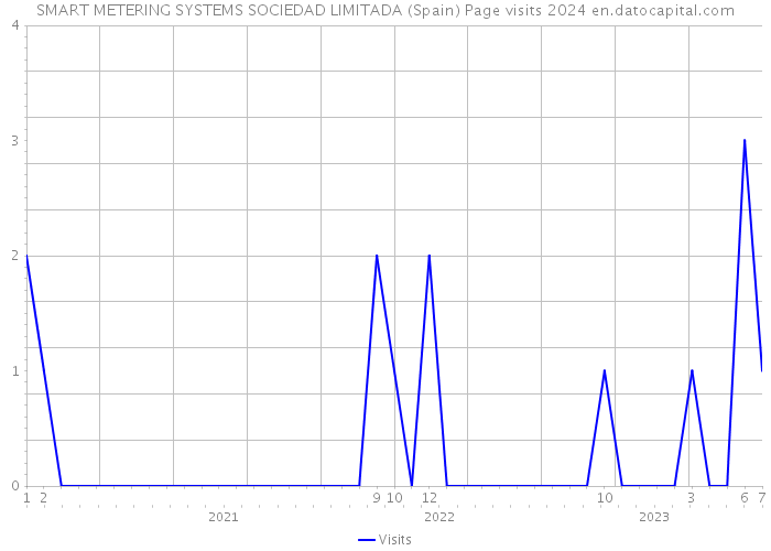 SMART METERING SYSTEMS SOCIEDAD LIMITADA (Spain) Page visits 2024 