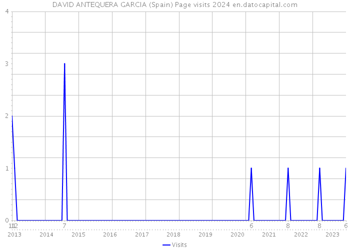 DAVID ANTEQUERA GARCIA (Spain) Page visits 2024 