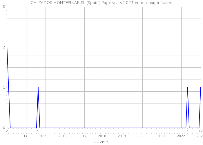 CALZADOS MONTEPINAR SL (Spain) Page visits 2024 