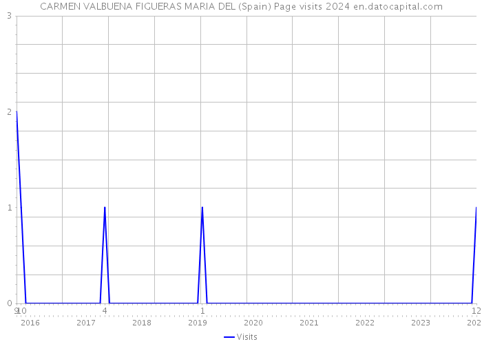 CARMEN VALBUENA FIGUERAS MARIA DEL (Spain) Page visits 2024 
