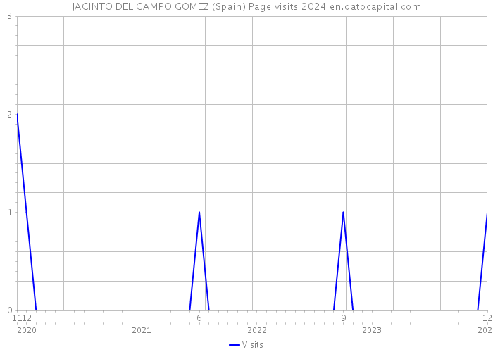 JACINTO DEL CAMPO GOMEZ (Spain) Page visits 2024 